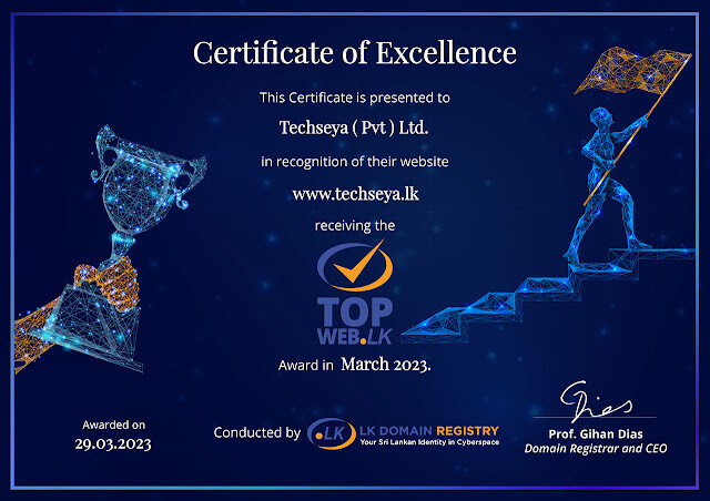 Topweb Certificate