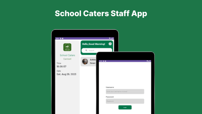 School Caters Staff App