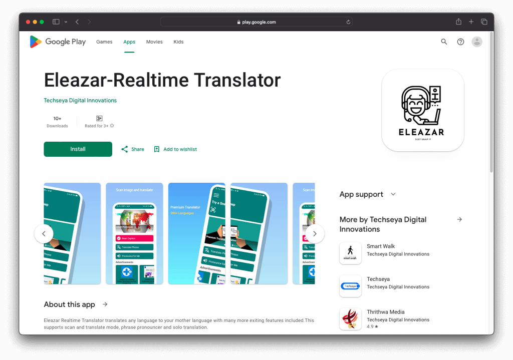 Eleazar-Realtime Translator